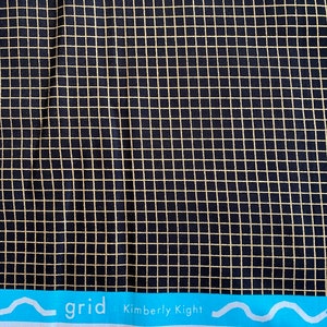 Grid Metallic Black Gold by Kimberly Kight for Ruby Star Society