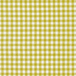 Essex Yarn Dyed Classic Woven in Mustard Check Plaid by Robert Kaufman 7/8 yard piece