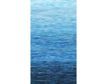 Go With the Flow Quilting 108'' Wide Back by Funny Girl for Studio E Fabrics in Sapphire