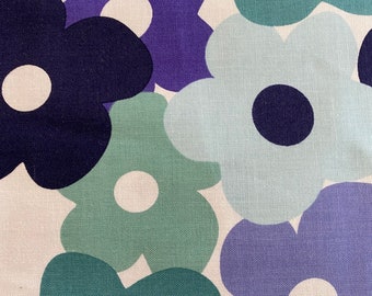 Copacetic by Julia Frazier for Riley Blake Fabrics Large Floral in Blueberry