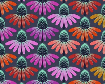 Love Always, AM by Anna Maria for Free Spirit Fabrics - Echinacea Glow in Glow