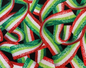Sweet Holidays by Greta Lynn for Kanvas by Benartex Fabrics Candy Belts