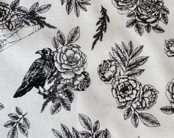 Sophisticated Halloween by My Mind's Eye for Riley Blake Fabrics Halloween Toile in Off White