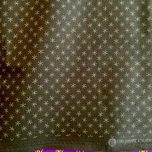 Century Black on Black Stars by Andover Fabrics