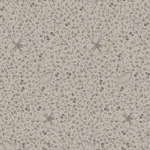 Nature's Whisper by Carissa Bordeleau for Blank Quilting Tiny Buds and Leaves on Taupe