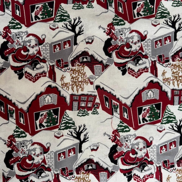 Santa's Coming to Town by Stacy West of Buttermilk Basin for Henry Glass & Co.