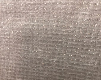 Essex Linen Yarn Dyed Metallic in Oyster by Robert Kaufman Fabrics