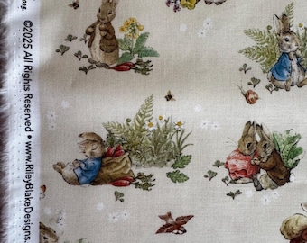 Peter Rabbit and Benjamin Bunny Quilt Kit- Riley Blake Fabrics- 30031 ...