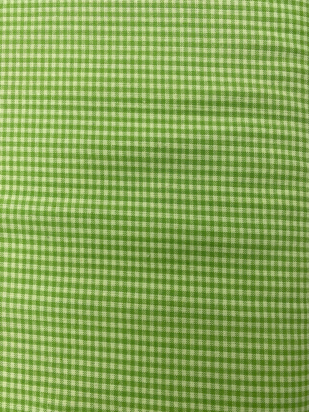 Green and White Checkerboard Microcheck From Warp and Weft by Etsy