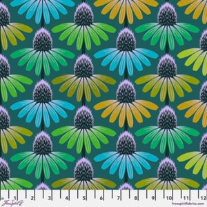 Love Always, AM by Anna Maria Horner for Free Spirit Fabrics - Echinacea Algae
