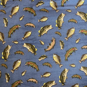 At the Lake by Tara Reed for Riley Blake Designs Fish Fabric
