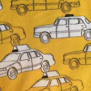 Plush Minky Taxi Cabs from Michael Miller Fabrics