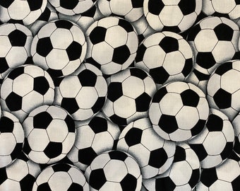 Soccer Balls by Timeless Treasures