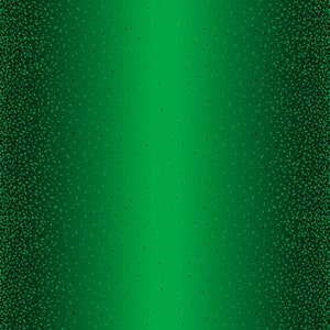 May include: A green gradient background with a subtle texture of small, dark green dots.