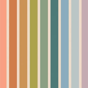 Slow Summer Canvas Stripe by Suzy Quilts for Art Gallery Fabrics