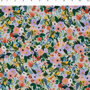 Garden Party in Petite Mint by Rifle Paper Co for Cotton+Steel RP104-MI8