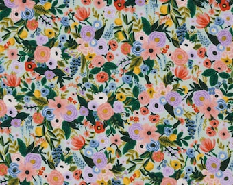 Garden Party in Petite Mint by Rifle Paper Co for Cotton+Steel RP104-MI8