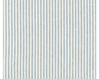 Essex Yarn Dyed Classic Woven in Chambray Stripe by Robert Kaufman