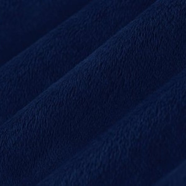 Navy Blue C390 Solid Cuddle 3 Extra Wide 88/90'' by Shannon Fabrics