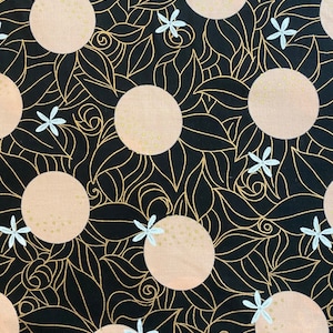 Florida Orange Blossoms by Sarah Watts of Ruby Star Society on Black