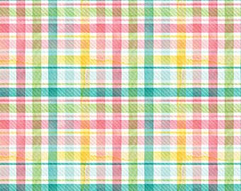 Plaid from I'm All Ears by Silas M. Studio for Blank Textiles