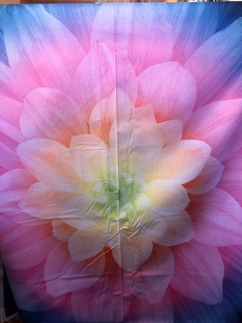 Dream Big Panel by Jeanie Sumrall-Ajero for Hoffman Fabrics in Neon