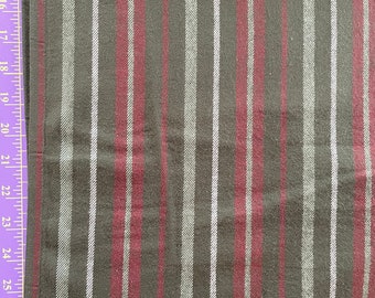 Primo Plaid Flannel by Marcus Fabrics in Green Stripes R09U102 0116