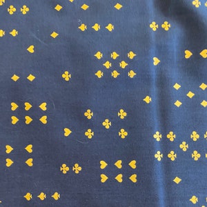 Wonderland Follow Suit in Navy Metallic Cotton Lawn Fabric by Rifle Paper Co. for RJR Fabrics