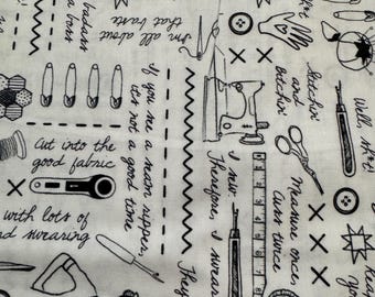 Dear Stella Wideback Sew Weary Sewing Words 108'' wide