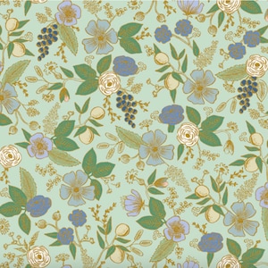 Collette Orchard in Mint by Rifle Paper Co for Cotton+Steel