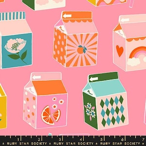 Juicy in Sorbet by Melody Miller for Ruby Star Society Juice Cartons