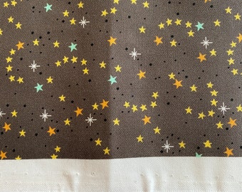 Creature Feature by Andover Fabrics Tiny Stars on Taupe Color C