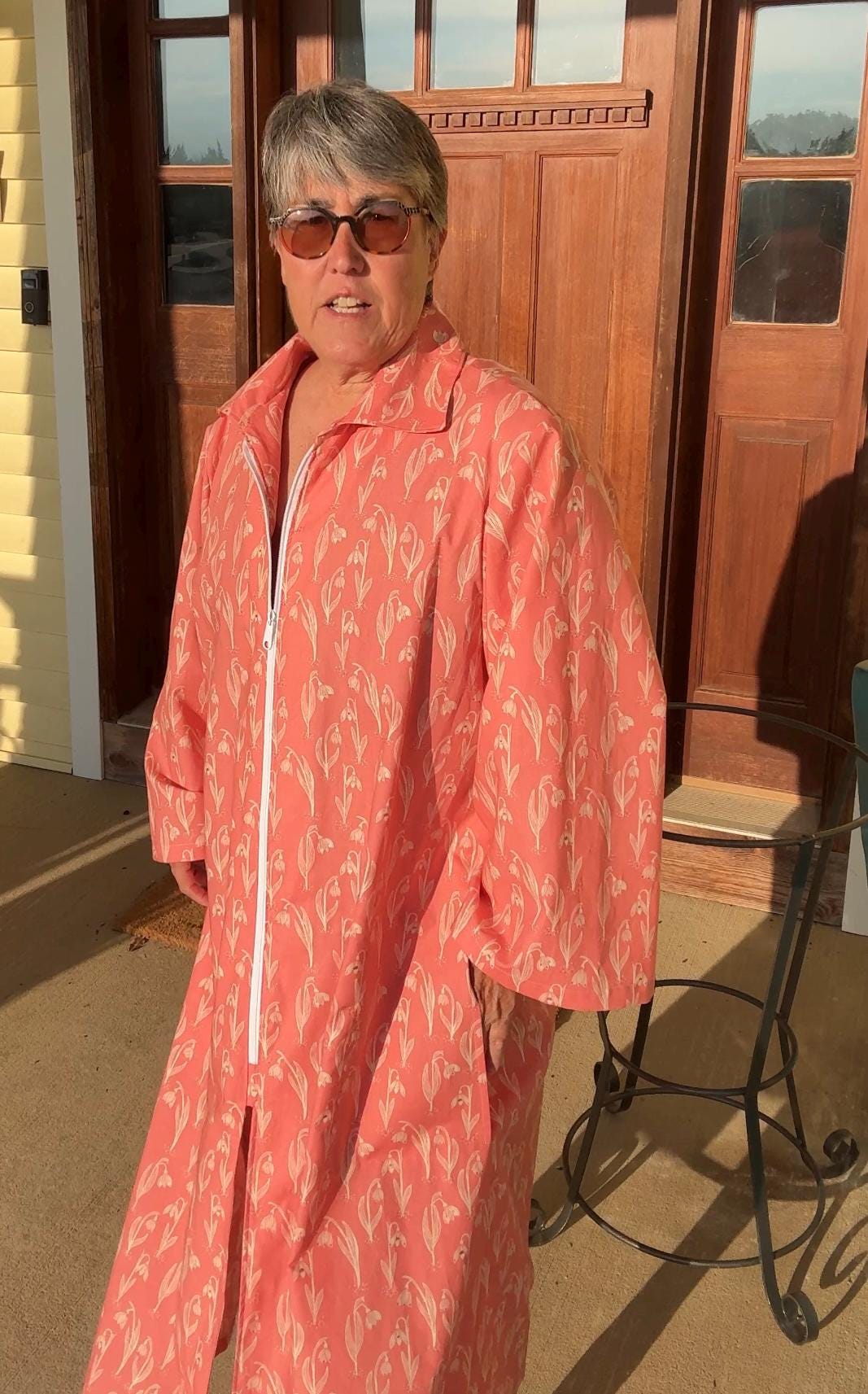 Zipper Front Robe Pattern Women's Zip Front Robe Pattern Sizes XS-XL for Summer or Winter Fabrics ...