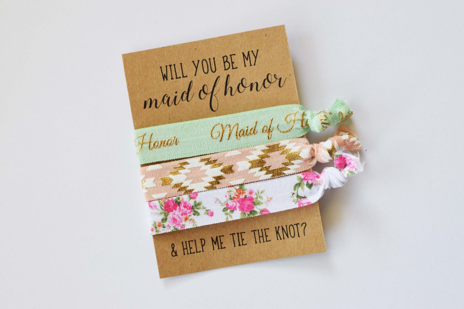 Will You Be My Maid of Honor // Help Me Tie the Knot // Bridesmaid Pr…