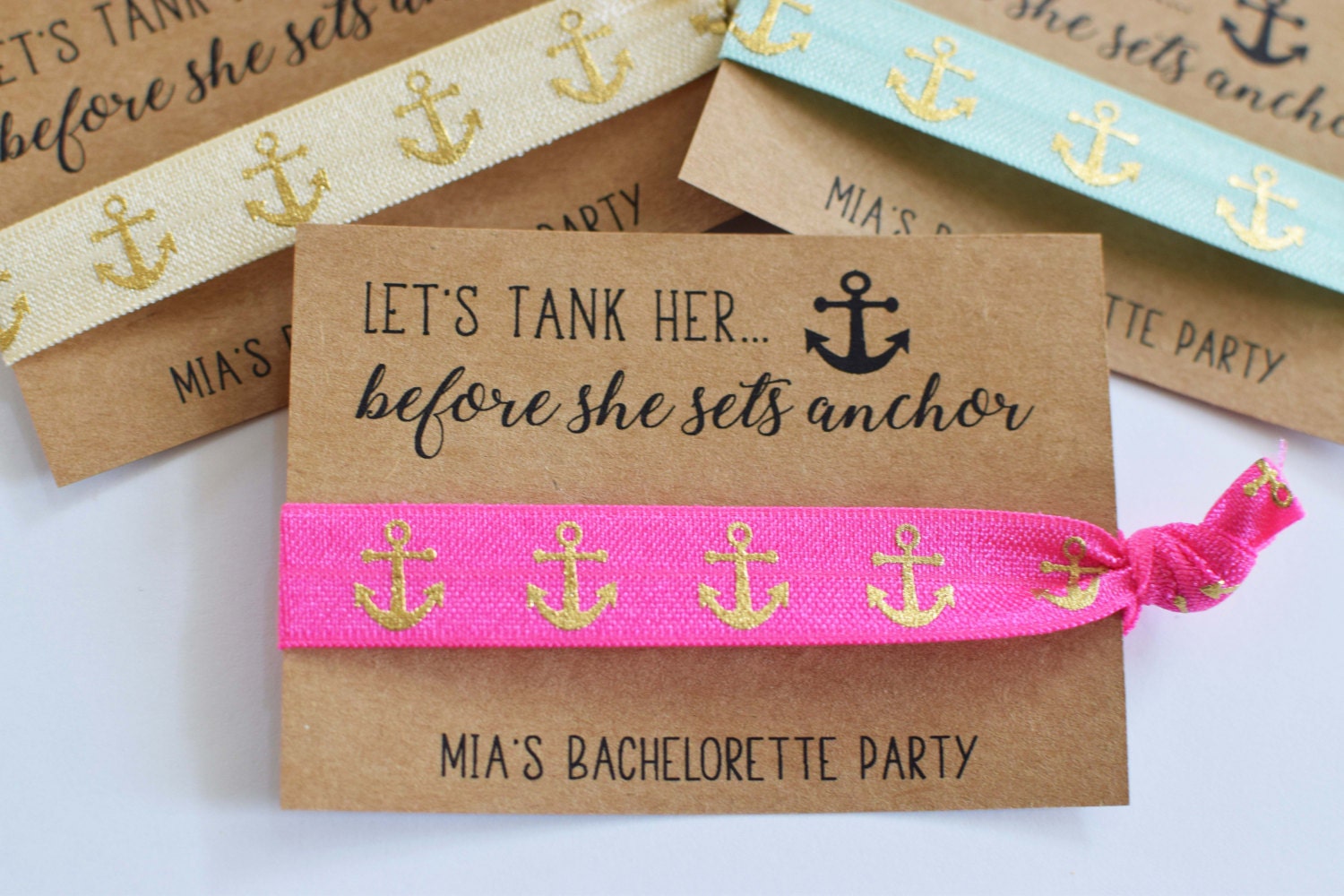 Bachelorette Party Favors//Let's Tank Her Before She Sets Anchor/…