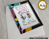 Nightmare Before Christmas Invitation Printable- Digital File