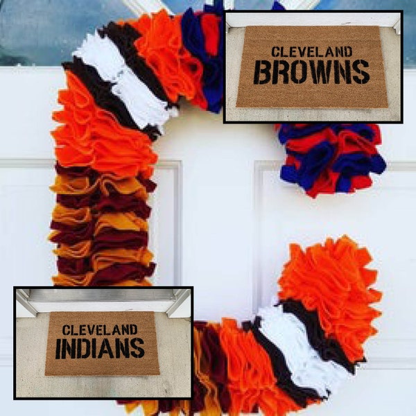 Cleveland Sports Wreath