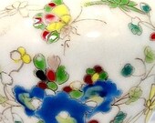 Chinese Qianlong Dynasty Porcelain Falangcai Enamel Snuff Bottle Flowers Butterflies - Iron Red 4 Character Kaishu Mark In Iron Red