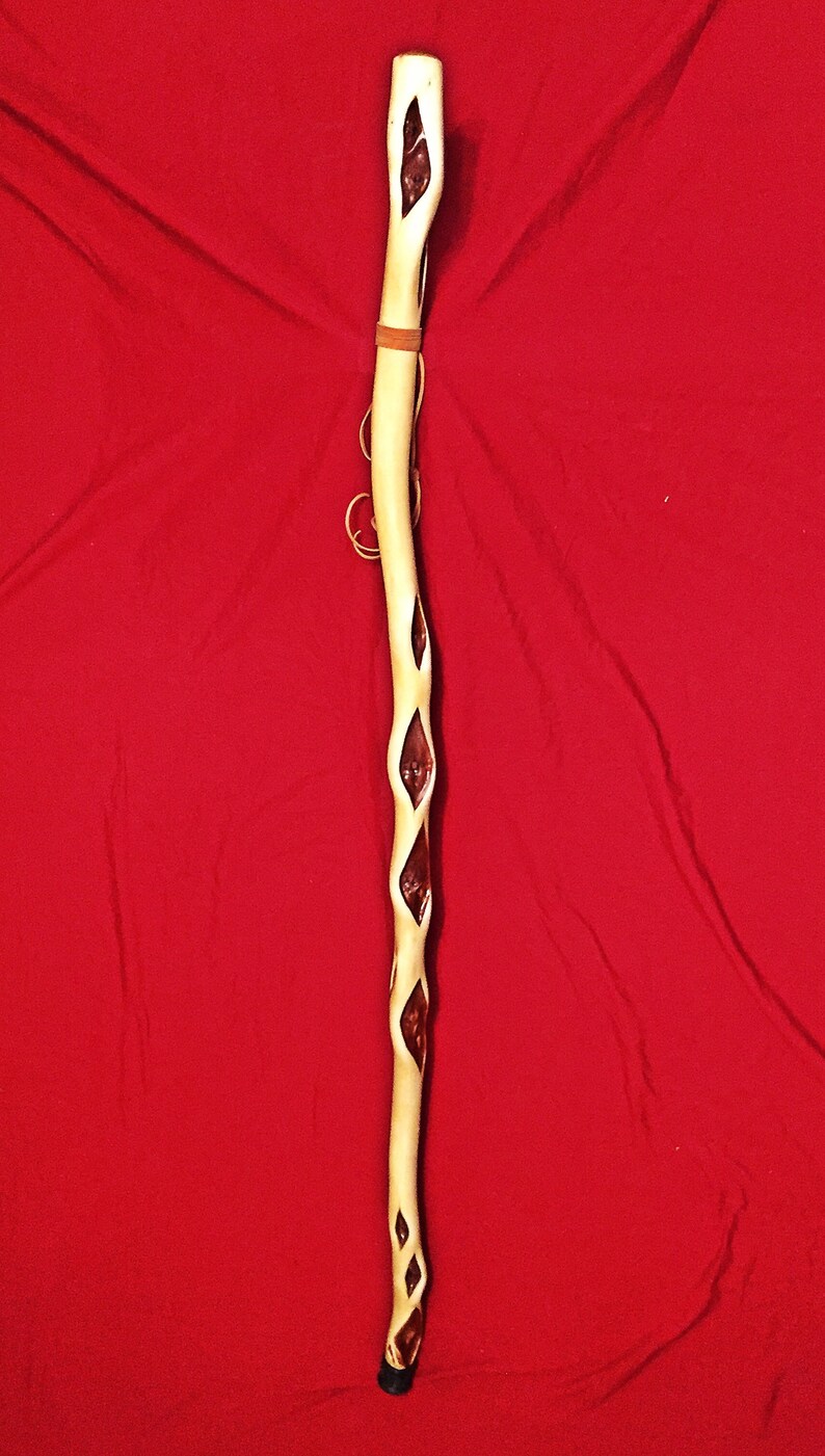 62 DIAMOND WILLOW Walking Stick Handmade & Finished USA Etsy