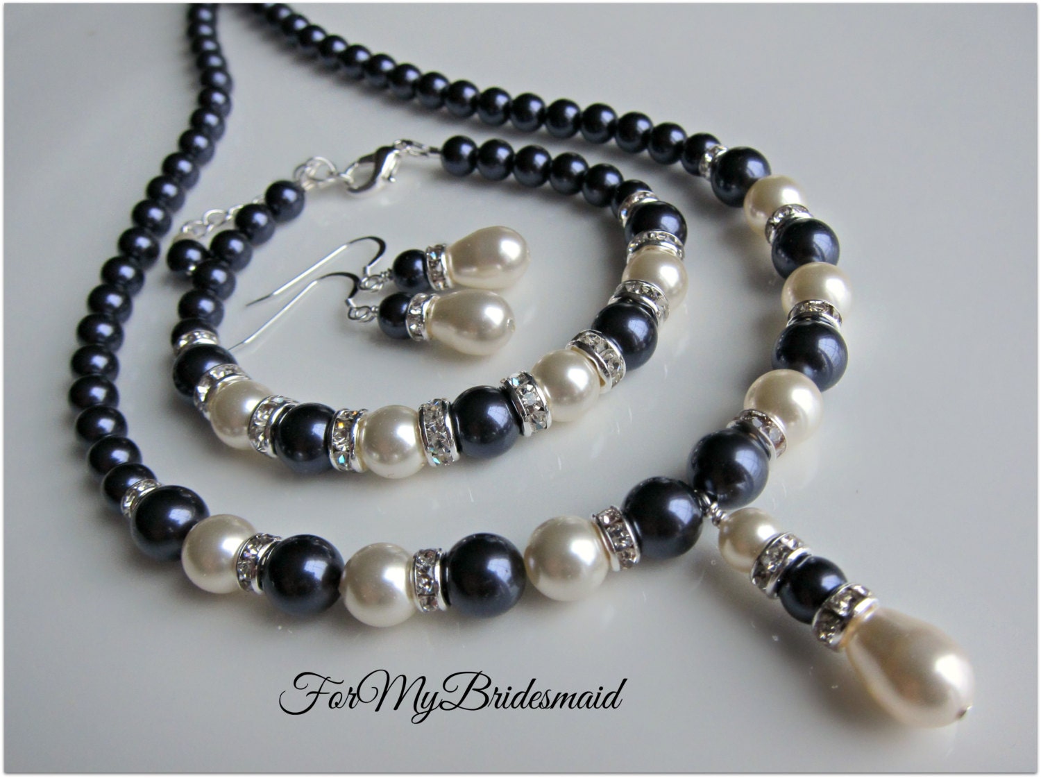 Bridal Jewelry Mother of the Bride Bridal Necklace Bracelet Etsy