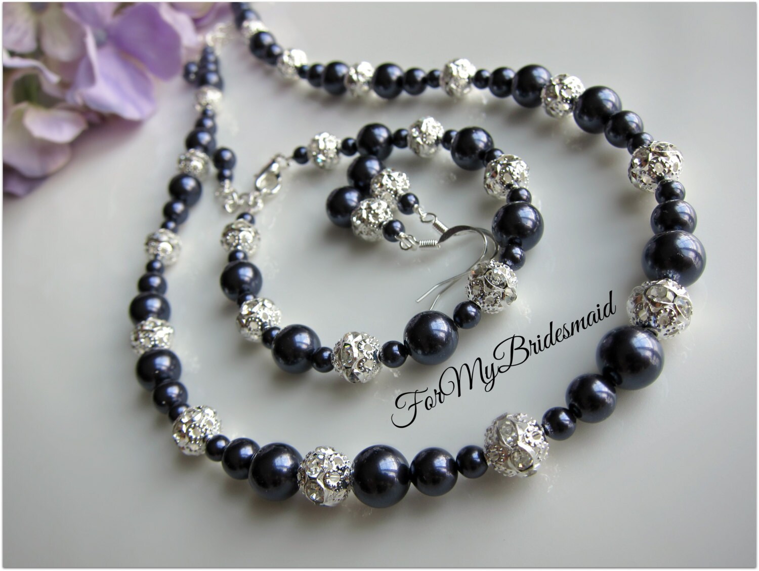 Bridsmaid Jewelry SET, Wedding Necklace SET, Bridal Necklace, Wedding