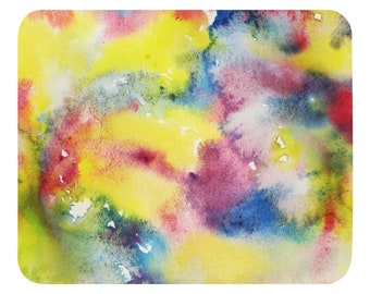 Colorful Watercolor Pattern Mouse pad