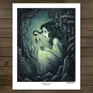Medusa Alone - 11x14 Art Print