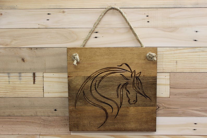 Rustic Carved Horse Wooden Wall Hanging Salvaged Pallet Wood - Salvaged Wood Wall Hangings Rustic Carved Horse Wooden Wall Hanging Salvaged Pallet Wood - Salvaged Wood Wall Hangings