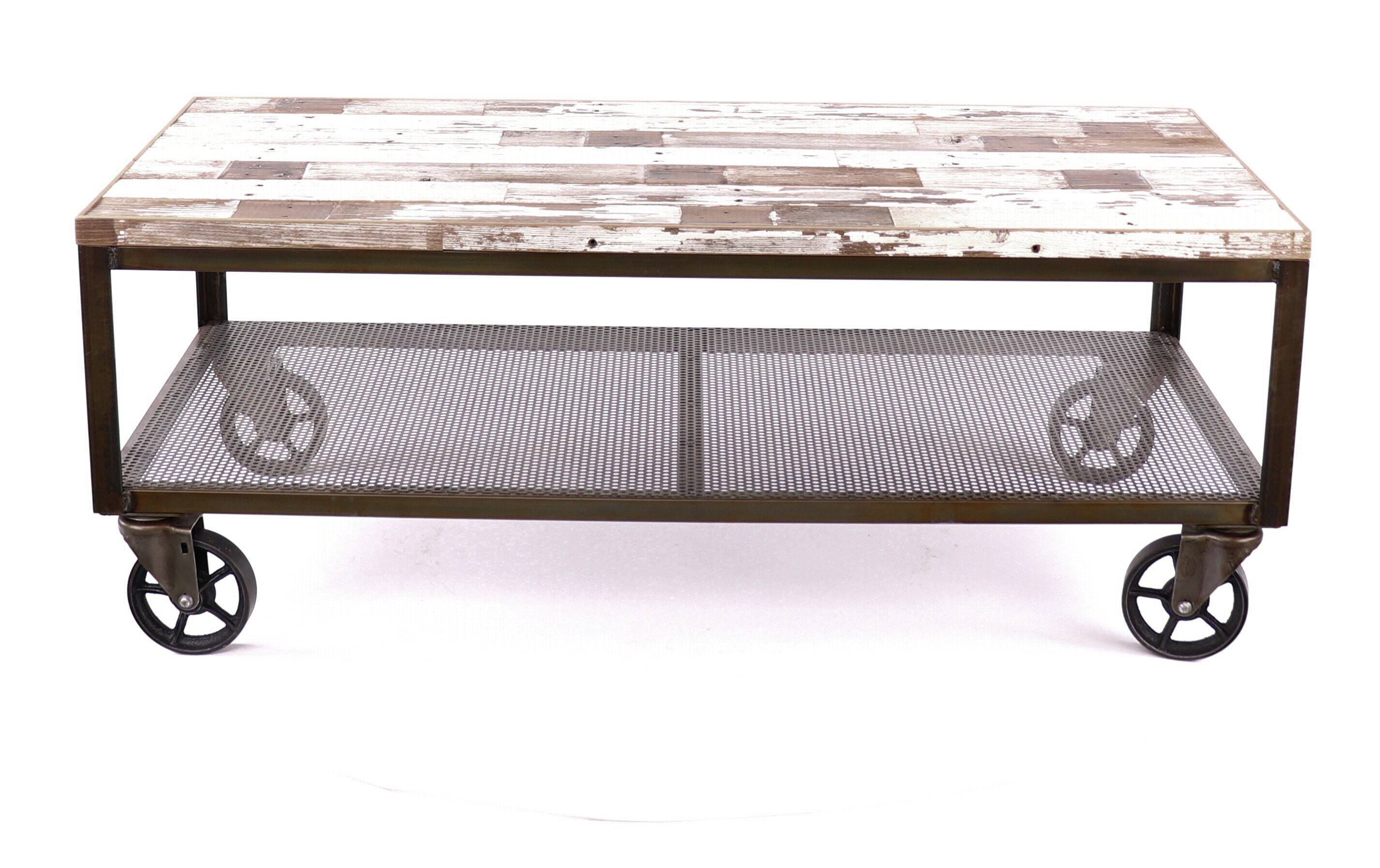 Industrial farmhouse coffee table Etsy
