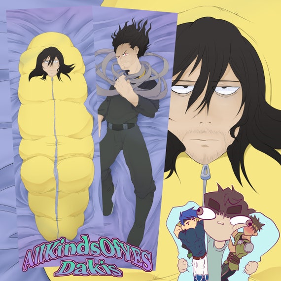 Backorder Bnha Eraserhead Shota Aizawa Dakimakura Body Etsy