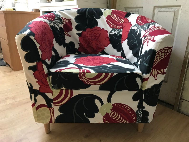 Ikea Ektorp Tullsta tub chair SLIP COVER in choice of 5 Etsy