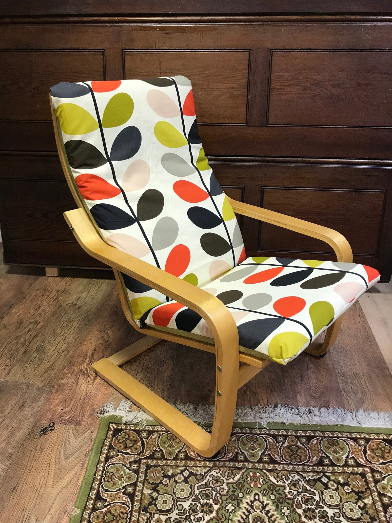 Ikea Poang Chair Replacement Slip Cover in Beautiful Geometric Etsy UK