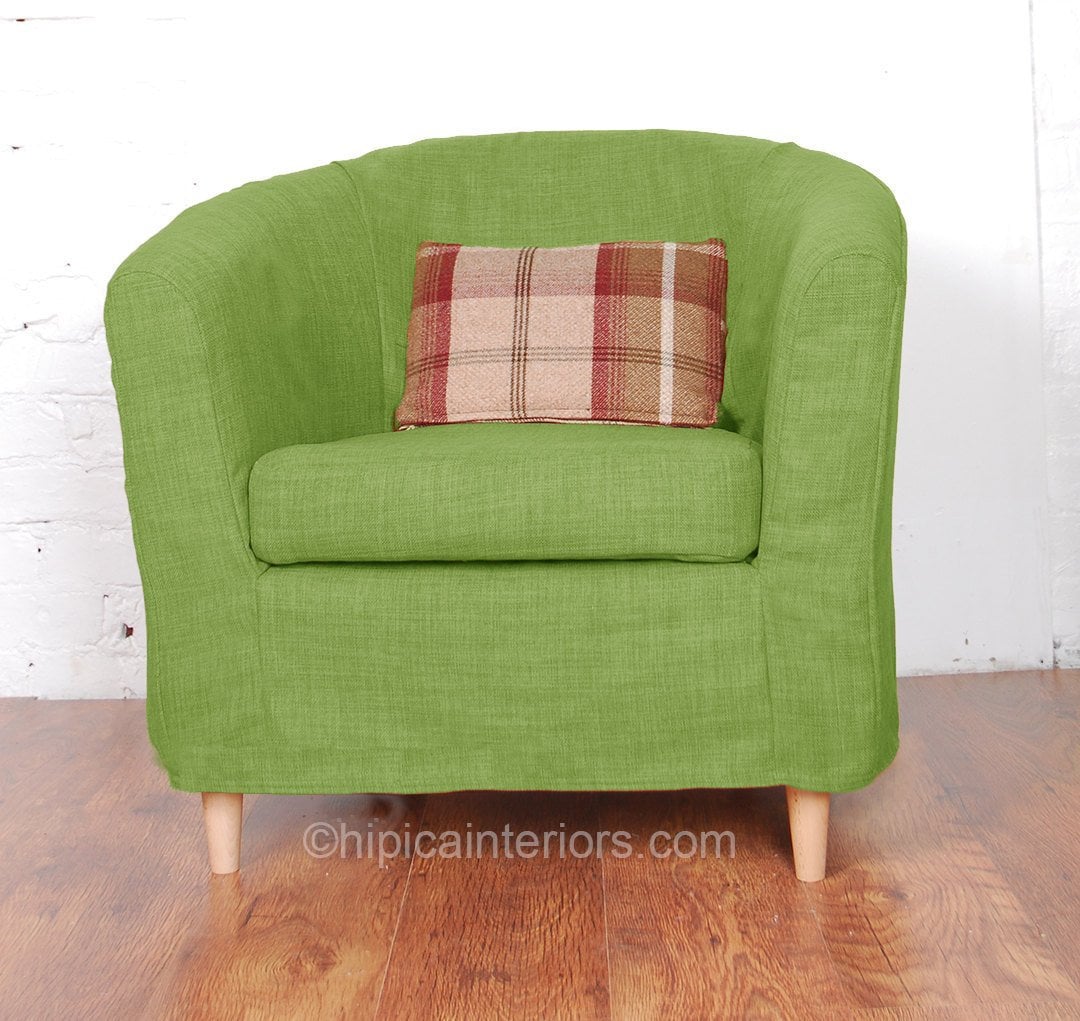 Ikea Tullsta Tub Chair Slip Cover in 27 Colours Stunning Linen Etsy UK