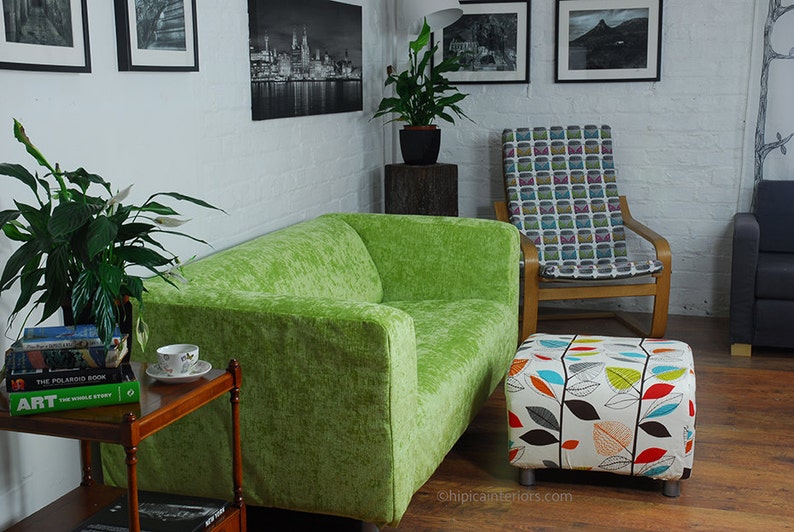 Ikea Klippan Range Sofa Covers Luxury Crushed Velvet 13 Etsy